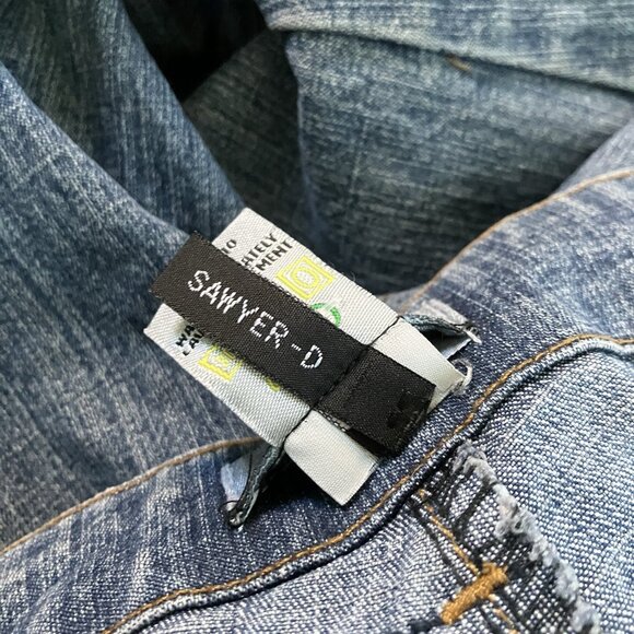 Y2K Request Jeans Juniors 9 Belted Strappy Flared Vintage Mid Rise 2000s Grunge - Picture 6 of 12